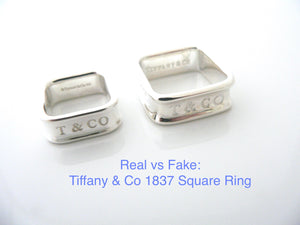 Spot a Fake Tiffany Ring: Authenticate a Tiffany & Co 1837 Square Ring