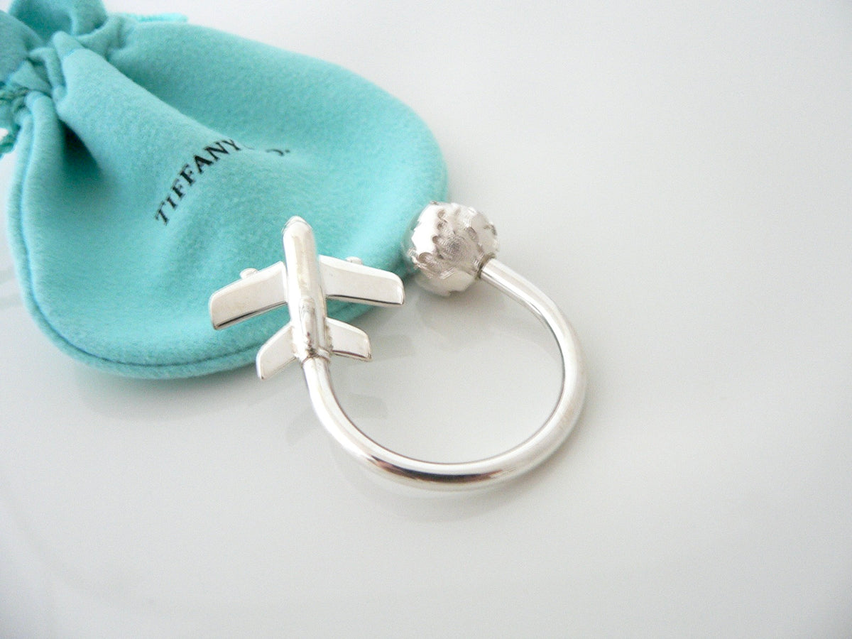 Airplane sales keychain tiffany