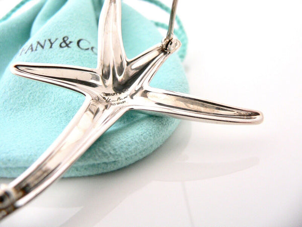 Tiffany & Co Star Starfish Brooch Pin Ocean Sea Nature Lover Gift Pouch T and Co