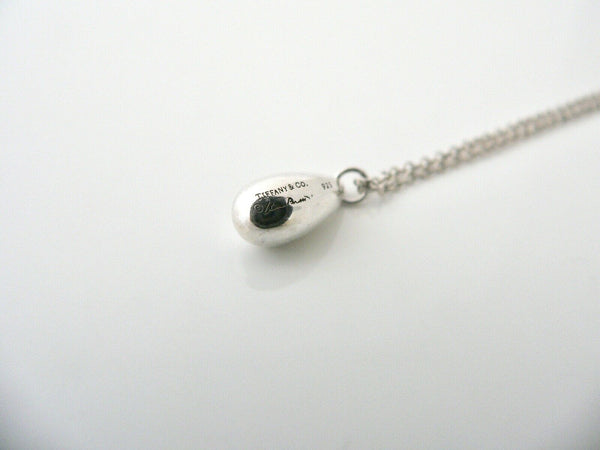 Tiffany & Co Teardrop Tear Necklace Pendant Charm Chain Gift Rare Peretti Silver