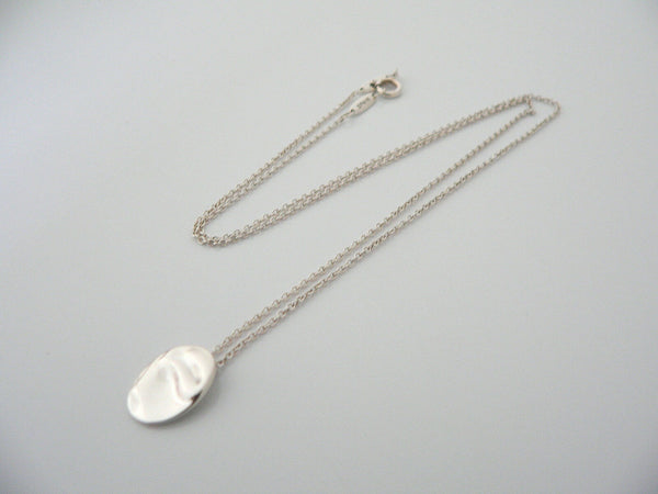 Tiffany & Co Silver Peretti Taurus Zodiac Necklace Pendant Charm 18 Inch Gift