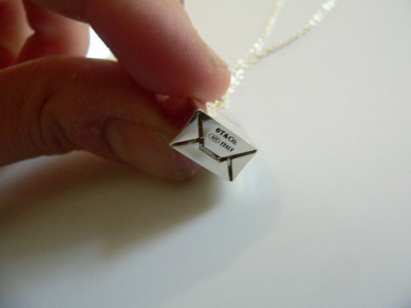 Tiffany & Co Silver Shopping Bag Charm Necklace Pendant Charm Chain Gift Love