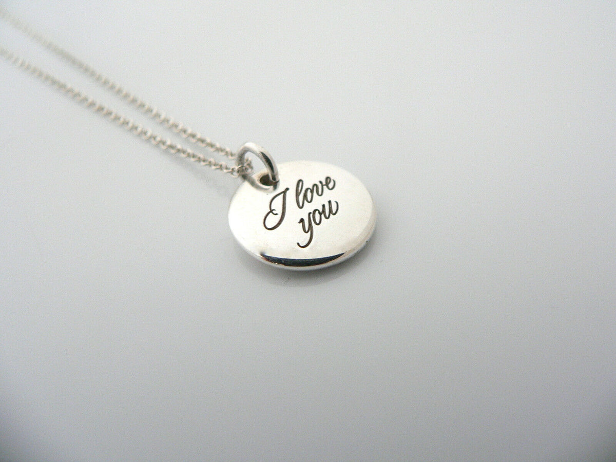 Tiffany i love you necklace discount