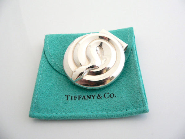 Tiffany & Co Snake Money Clip Silver Nature Holder Vintage Cool Love Gift Pouch