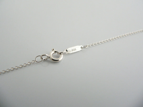 Tiffany & Co Silver Stencil Butterfly Necklace Pendant Charm Nature Gift Love
