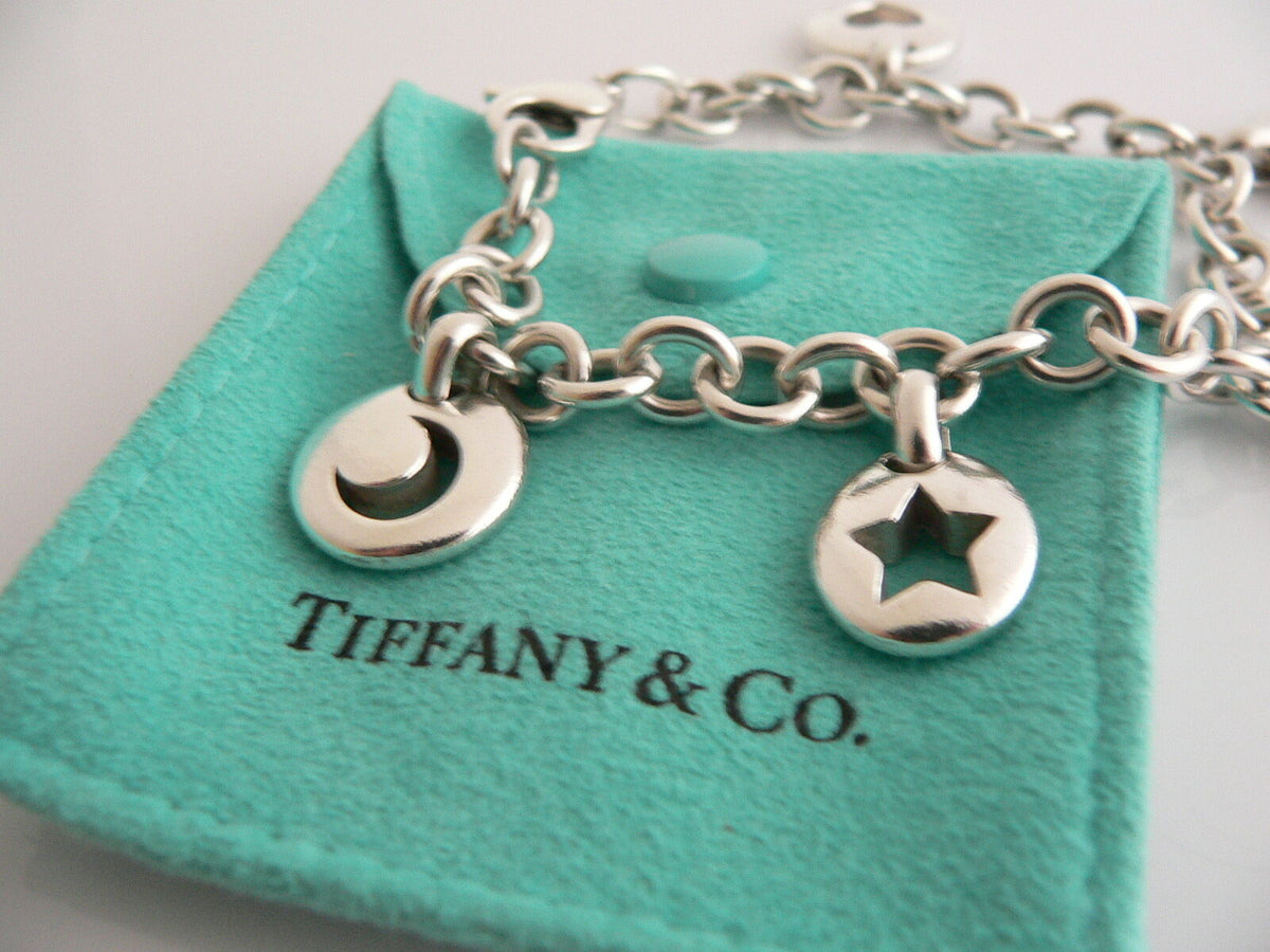Tiffany stencil charm bracelet Clearance