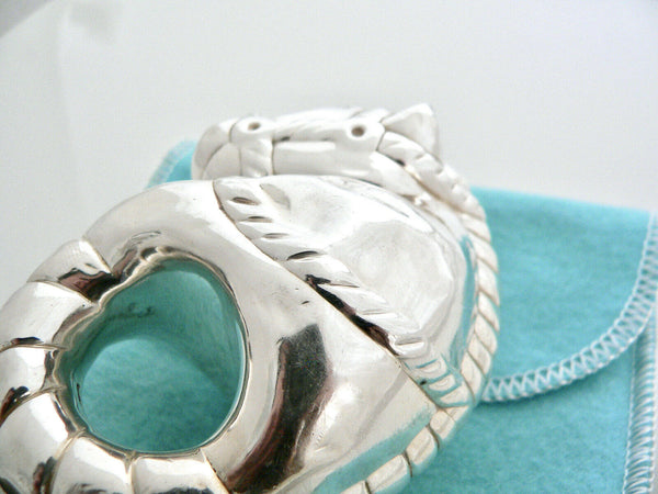 Tiffany & Co Silver Nature Horse Baby Rattle Teether Rare Heirloom Gift Pouch