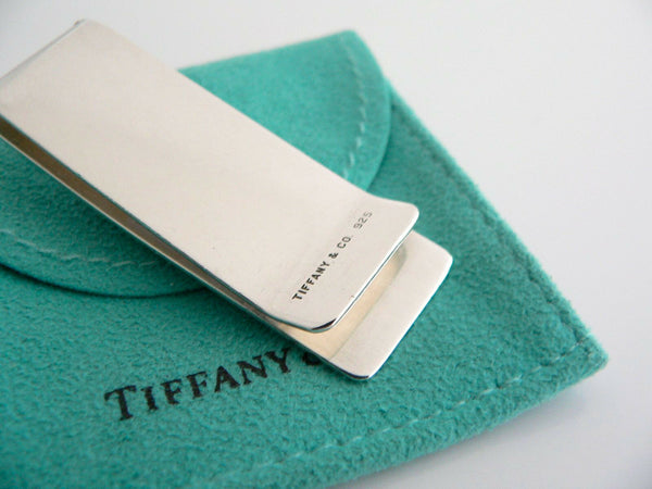 Tiffany & Co Silver Coliseum Italy Trip Anniversary Money Clip Holder Gift for Him Man Jewelry 925 Pouch Love