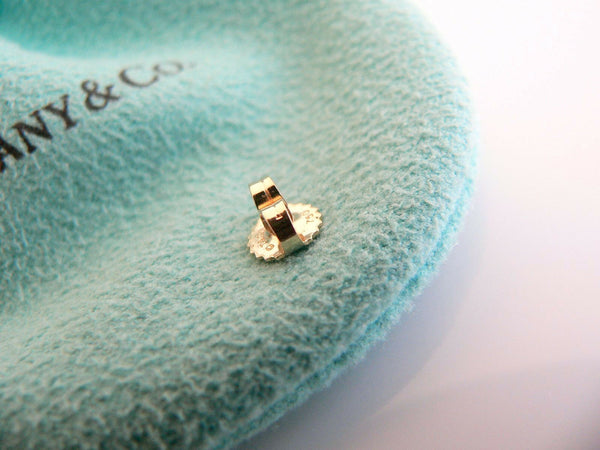 Tiffany & Co 18K Gold X Kiss Earrings Yellow Gold Studs Gift Pouch Love