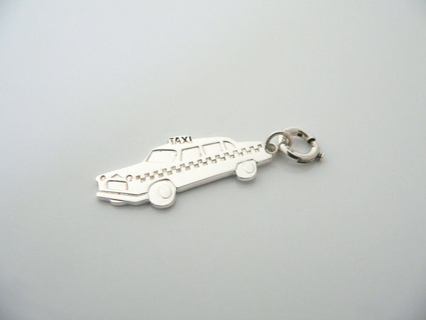 Tiffany & Co Silver Taxi Taxicab Charm Pendant Clasp 4 Necklace Bracelet Gift