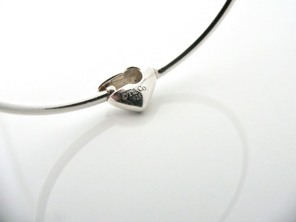 Tiffany & Co Puff Heart Puffed Bangle Bracelet Rare Gift Classic Love Statement