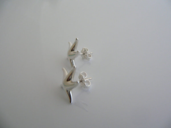 Tiffany & Co Peretti Silver Starfish Star Fish Earrings Studs Gift Pouch Love