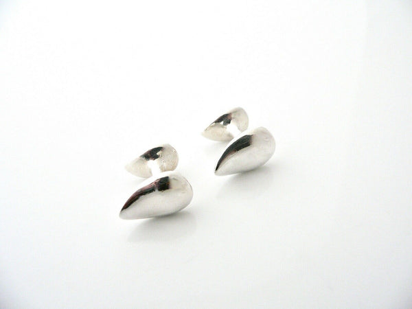 Tiffany & Co Silver Tear Teardrop Cuff Link Cufflinks Rare Peretti Gift Love