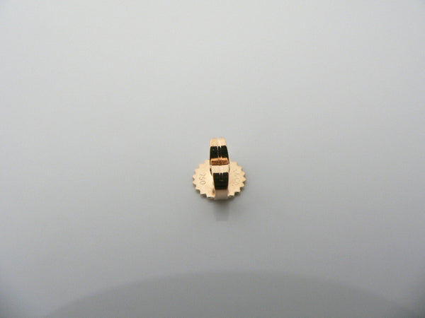 Tiffany & Co 18K Gold Twist Twirl Citrine Gemstone Dangling Dangle Earrings Gift
