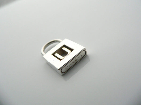 Tiffany & Co Alphabet U Pendant Personalized Padlock Charm 4 Necklace Bracelet