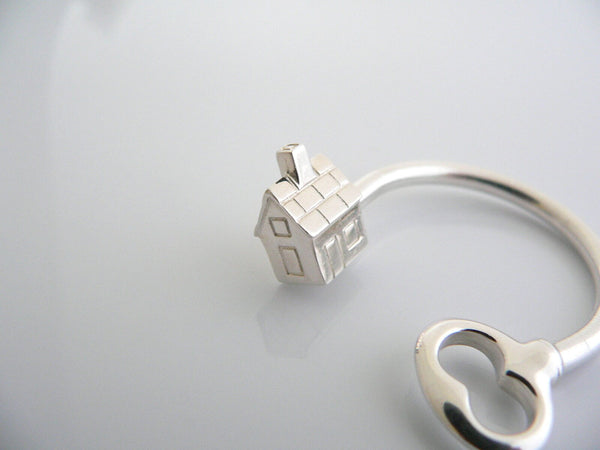 Tiffany & Co Silver House Home Key Ring Keychain Key Chain Housewarming Gift Art