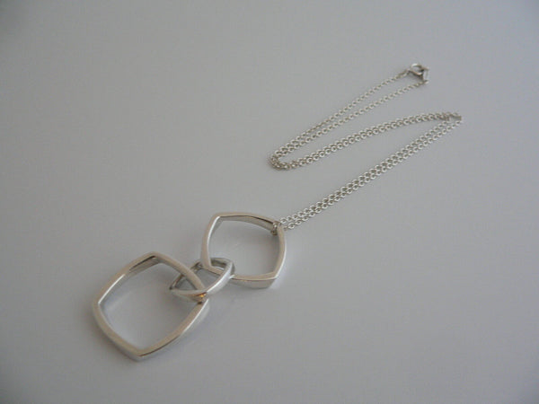 Tiffany & Co Gehry Triple Torque Drop Dangle Dangling Necklace Pendant Gift Art