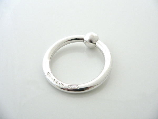 Tiffany & Co 1837 Circle Baby Rattle Teether Rare Heirloom Gift Silver Toy Love