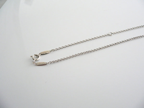 Tiffany & Co Silver Peretti Large Huge Alphabet N Necklace Pendant 20 Inch Gift