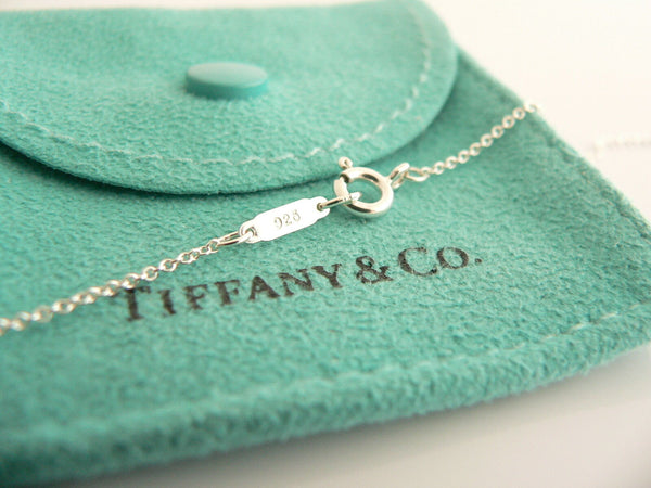 Tiffany & Co Silver Triple Stars Necklace Pendant 17.6 inch Chain Gift Pouch