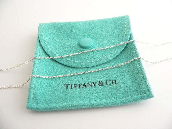Tiffany & Co Silver Triple Stars Necklace Pendant 17.6 inch Chain Gift Pouch