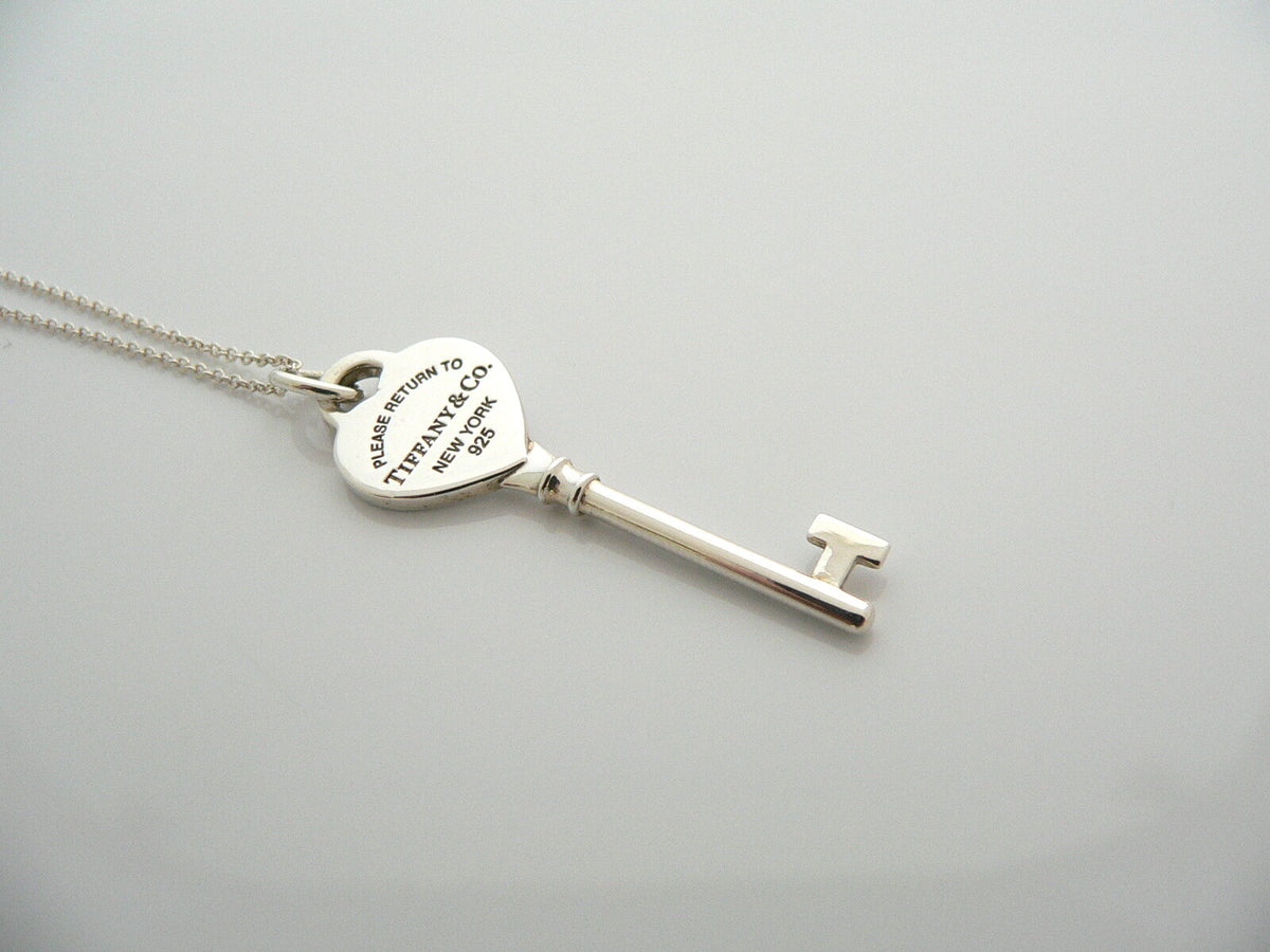 Tiffany key pendant 2024 silver