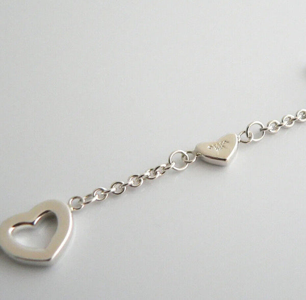 Tiffany & Co Heart Bracelet Link Toggle Bangle Chain Gift Love T and Co Statement