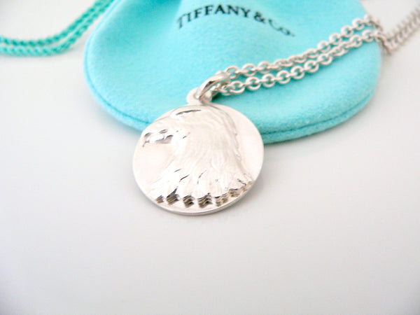 Tiffany & Co Eagle Charm Necklace 18 Inch Thicker Chain Silver Cool Nature Gift