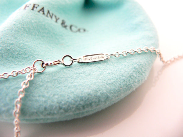 Tiffany & Co Silver Bead Ball Chain Necklace 28 to 30 Inch Multi Beaded Extendable Mint Condition