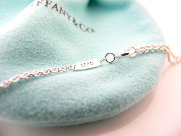 Tiffany & Co Silver Bead Ball Chain Necklace 28 to 30 Inch Multi Beaded Extendable Mint Condition