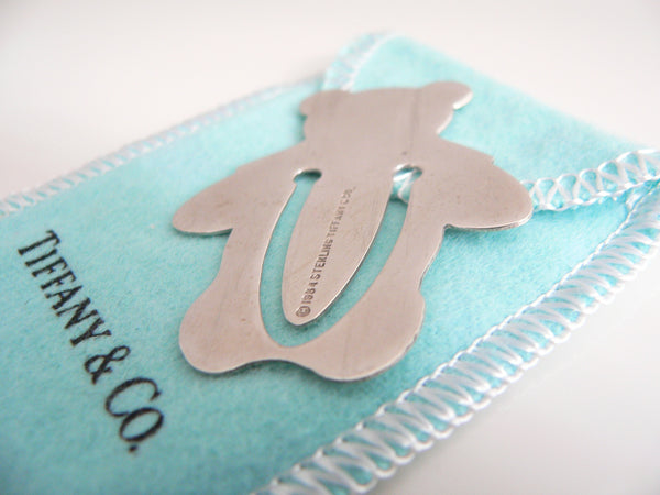 Tiffany & Co Teddy Bear Bookmark for Booklovers Sterling Silver gift