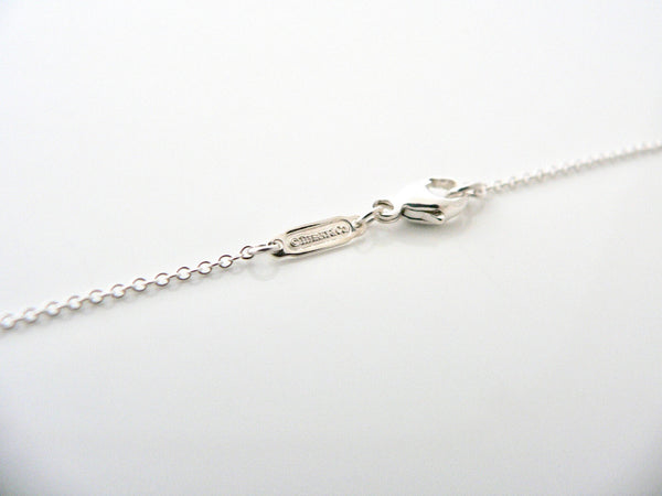 Tiffany & Co Peretti Star of David Necklace Pendant Chain GIft Pouch 18 Inch Longer Length