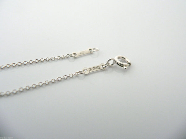 Tiffany & Co Silver Peretti Alphabet K Necklace Pendant Charm Chain Gift Love