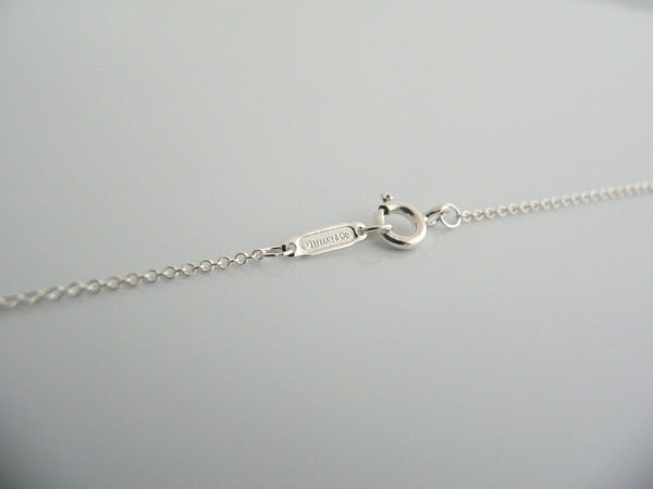Tiffany & Co Silver Stencil Butterfly Necklace Pendant Charm Nature Gift Love