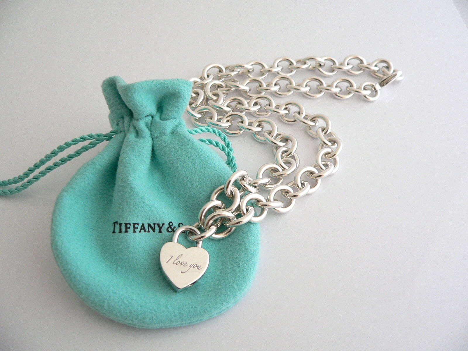 chain tiffany lock necklace