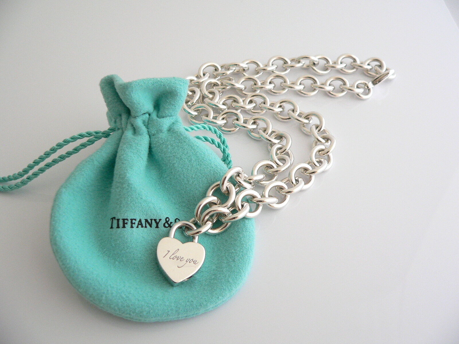 lock necklace silver