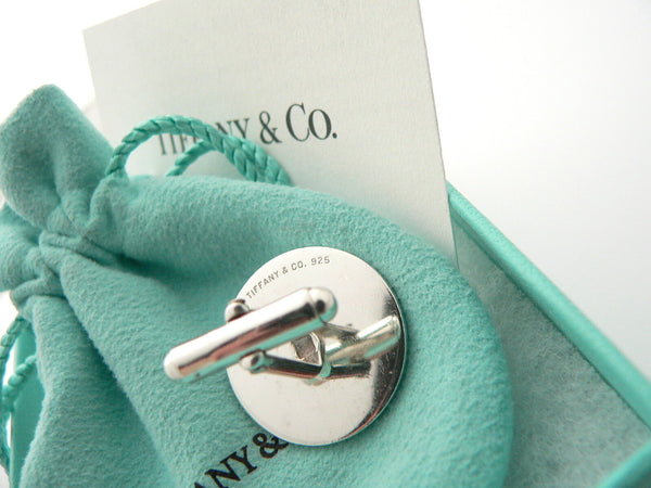 Tiffany & Co Silver Enamel Nautical Flags Cuff Link Cufflink Love Gift Sea Boat
