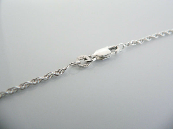 Sterling Silver Twisted Necklace Pendant Charm Chain Excellent Gift Love