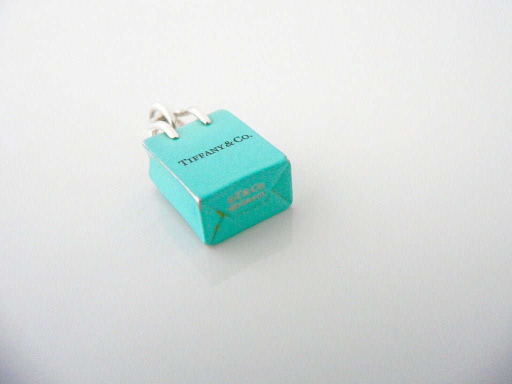 Tiffany & Co 925 Silver Shopping Bag Charm