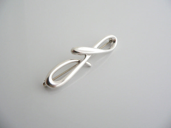 Tiffany & Co Silver Peretti Alphabet F Pin Brooch Gift Love Personalized