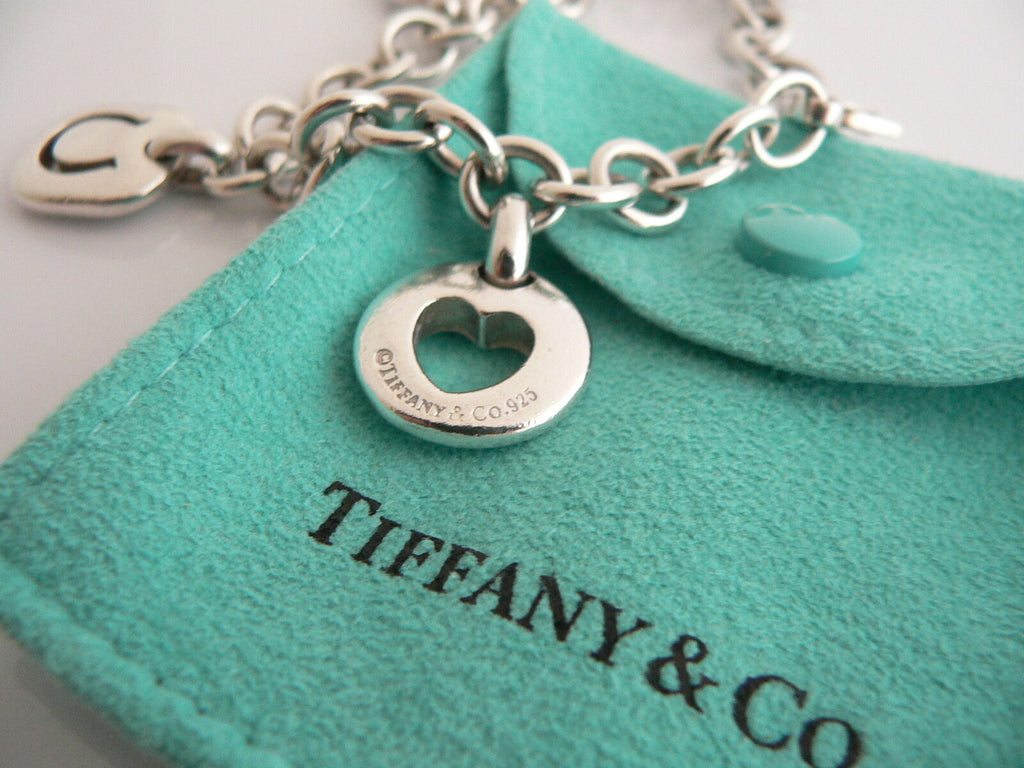 Tiffany stencil charm bracelet Clearance
