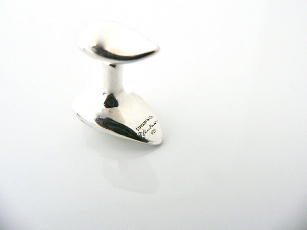 Tiffany & Co Silver Tear Teardrop Cuff Link Cufflinks Rare Peretti Gift Love