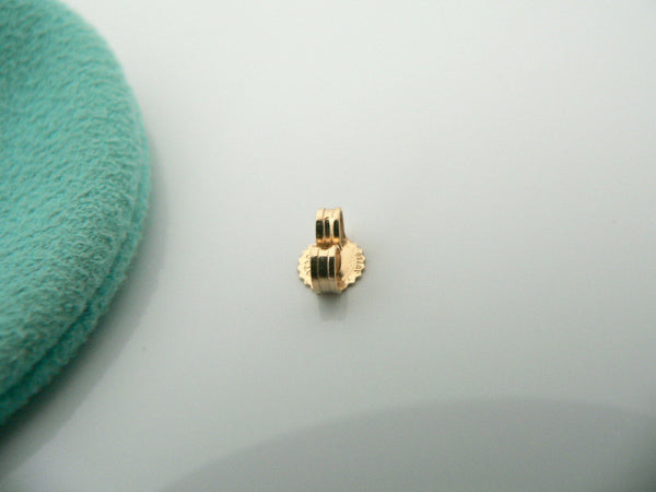 Tiffany & Co Diamonds 18K Gold Flower Earrings Studs Nature Gemstone Gift Pouch