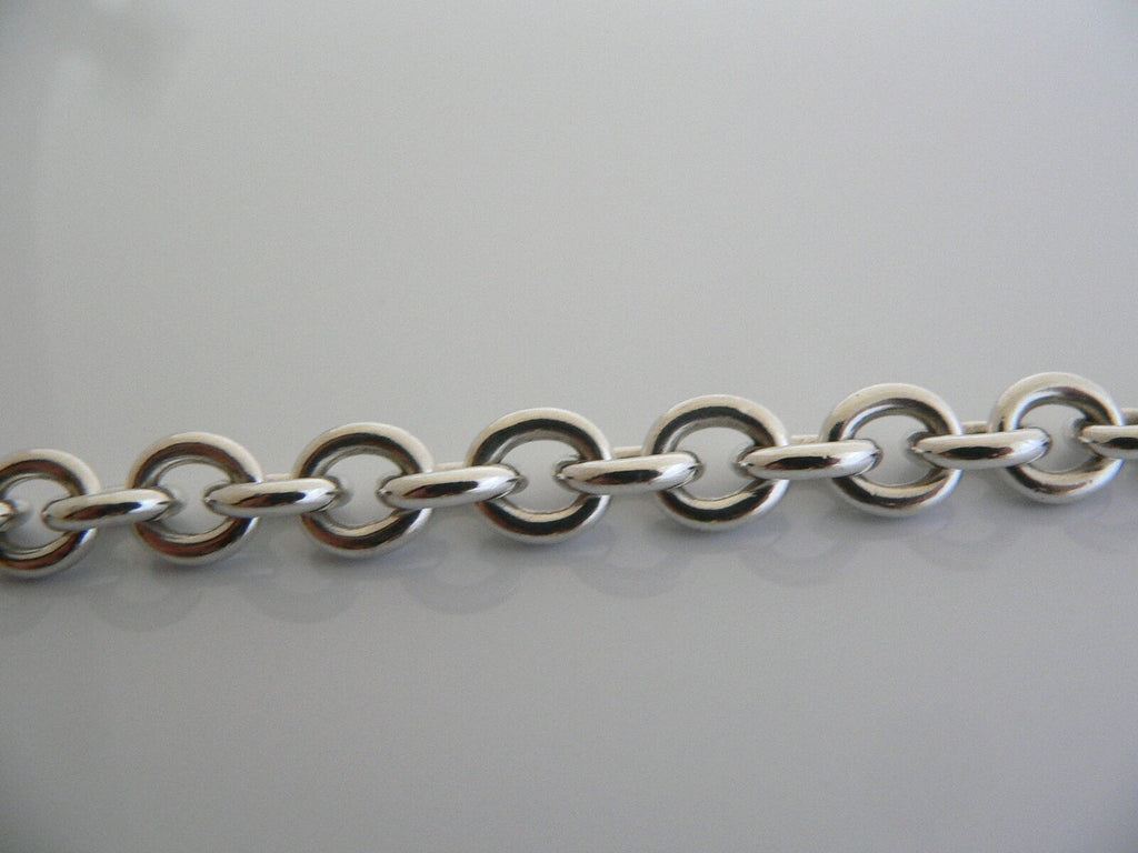 Tiffany Co Silver 1837 Circle Toggle Clasp Charm Bracelet