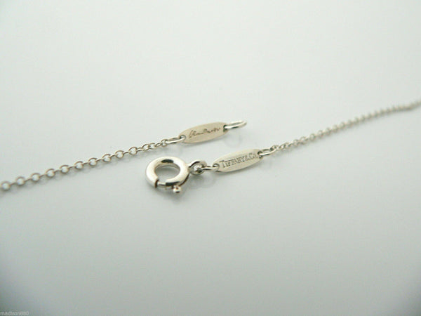 Tiffany & Co Silver Peretti Alphabet K Necklace Pendant Charm Chain Gift Love