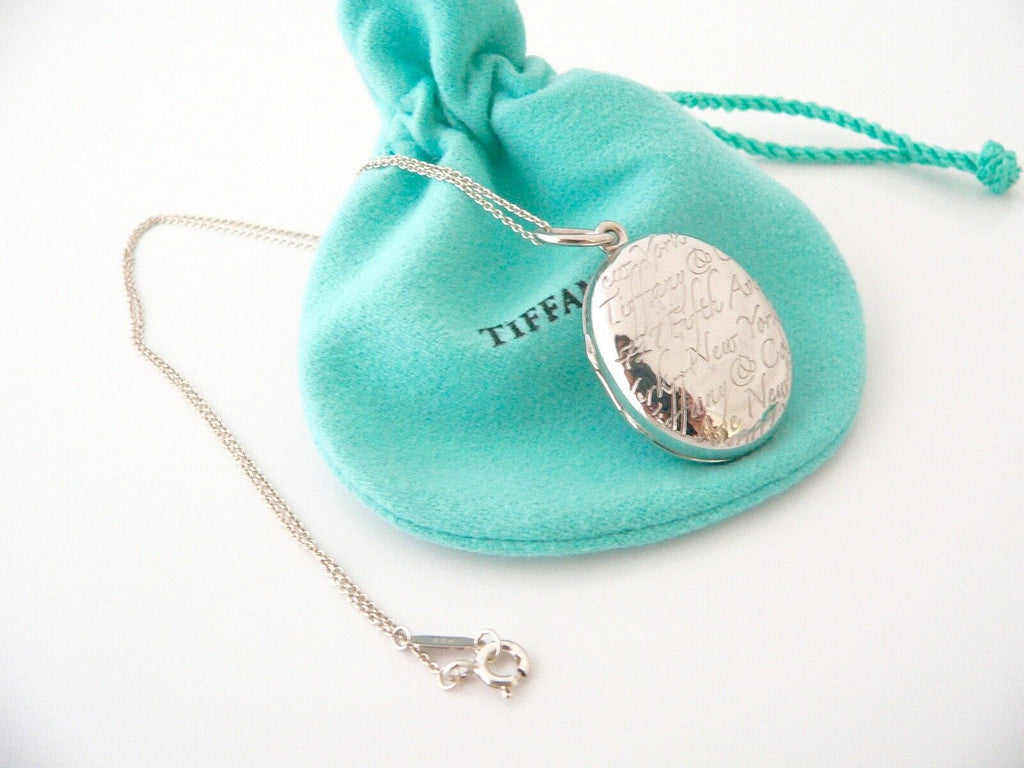 Tiffany oval locket necklace Clearance