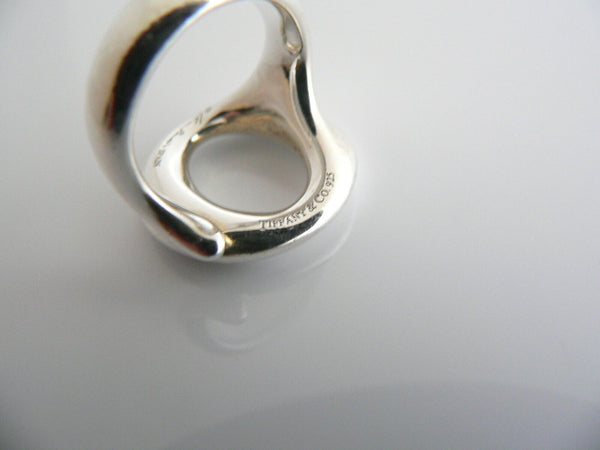 Tiffany & Co Sevillana Ring Silver Band Sz 5 Love Gift Statement T and Co Art