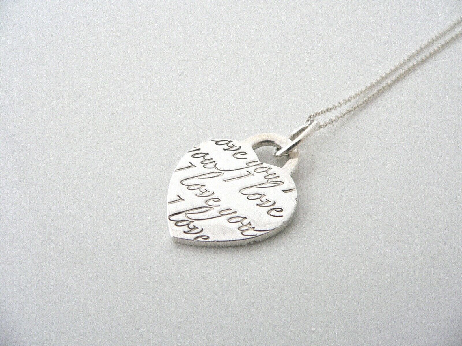Tiffany i love you pendant Clearance