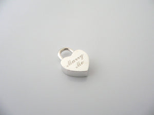 Tiffany & Co Marry Me Heart Love Padlock Pendant Charm 4 Necklace Bracelet T Co
