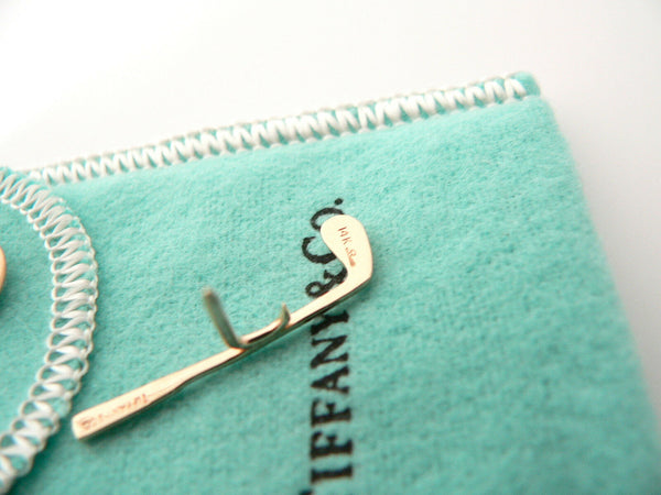 Tiffany & Co 14K Golf Club Tie Tack Clip Rare Gift Pouch Sports Lover